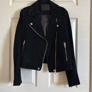 Suede Moto Jacket